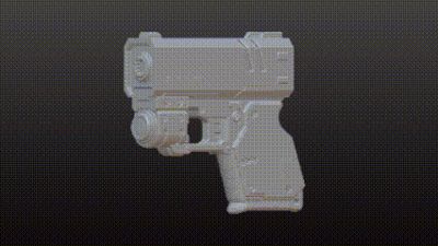 Cyberpunk gun