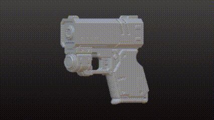 Cyberpunk gun