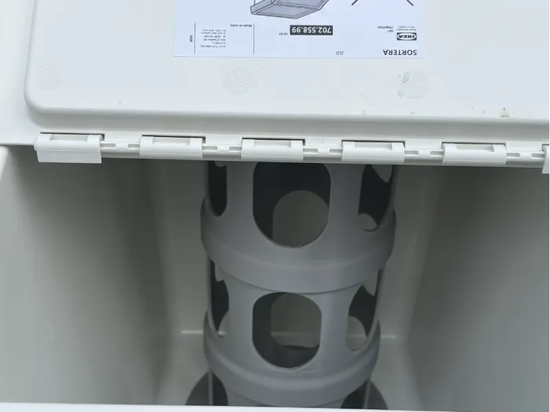 MHT150 Stützrohr für Ikea Sortera 60l
