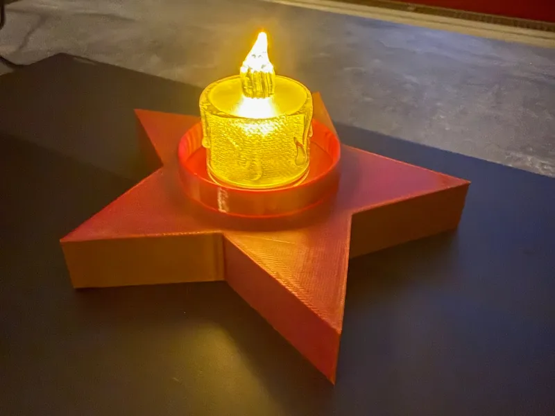 teelicht stern