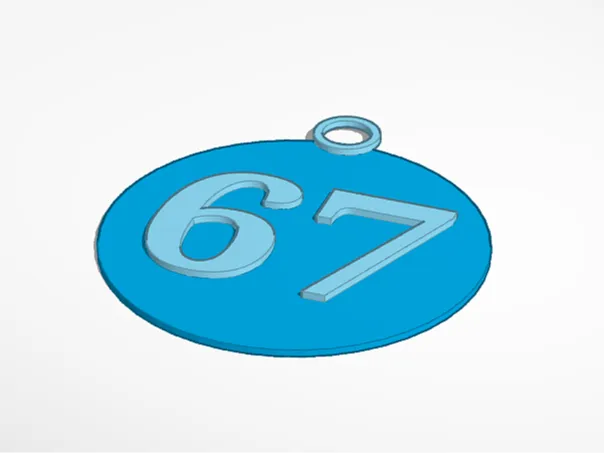 67 Keychain