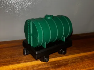 Functional Christmas Train Tanker Car