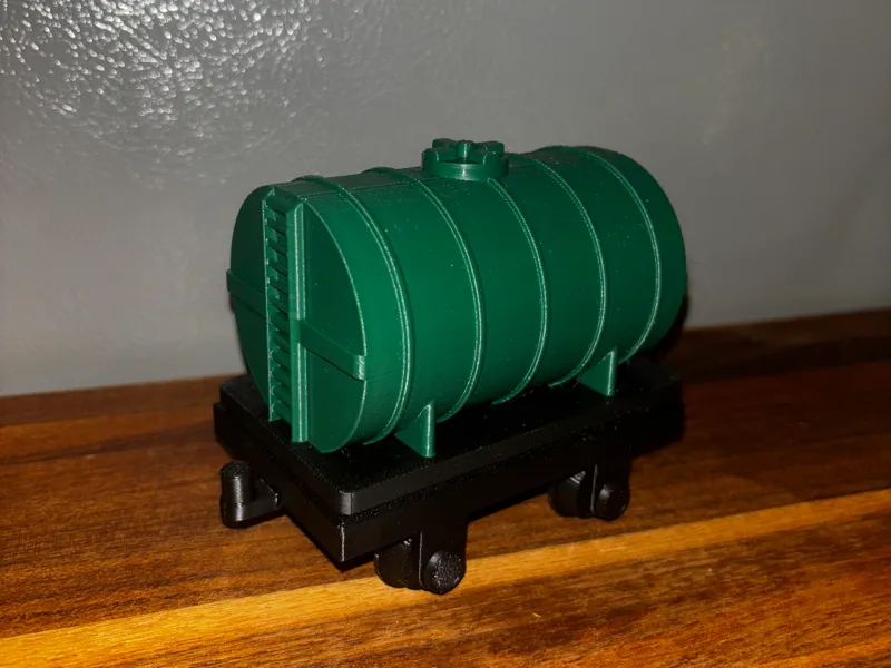 Functional Christmas Train Tanker Car