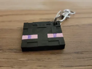 minecraft enderman keychain