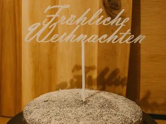 Fröhliche Weihnachten Cake Topper / Kuchen Deko