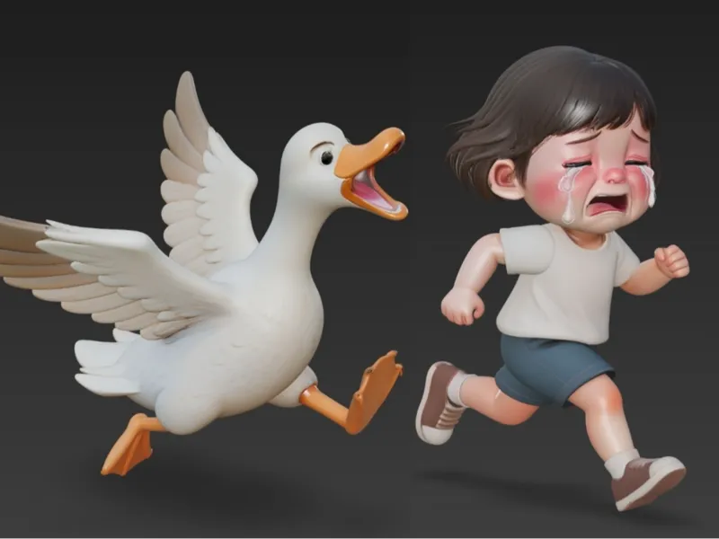 咬人的大鹅