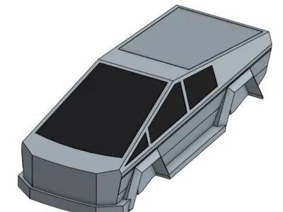 Pinewood Derby Cybertruck