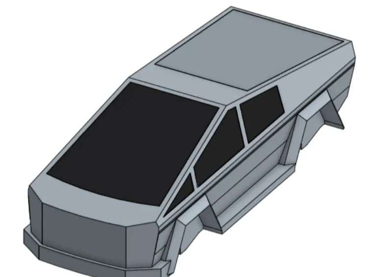 Pinewood Derby Cybertruck