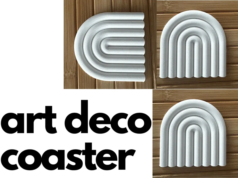 Art deco coaster for your fauvorite cup