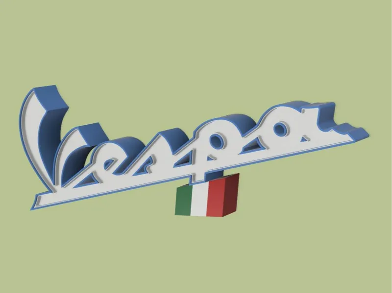 Vespa LED Logo