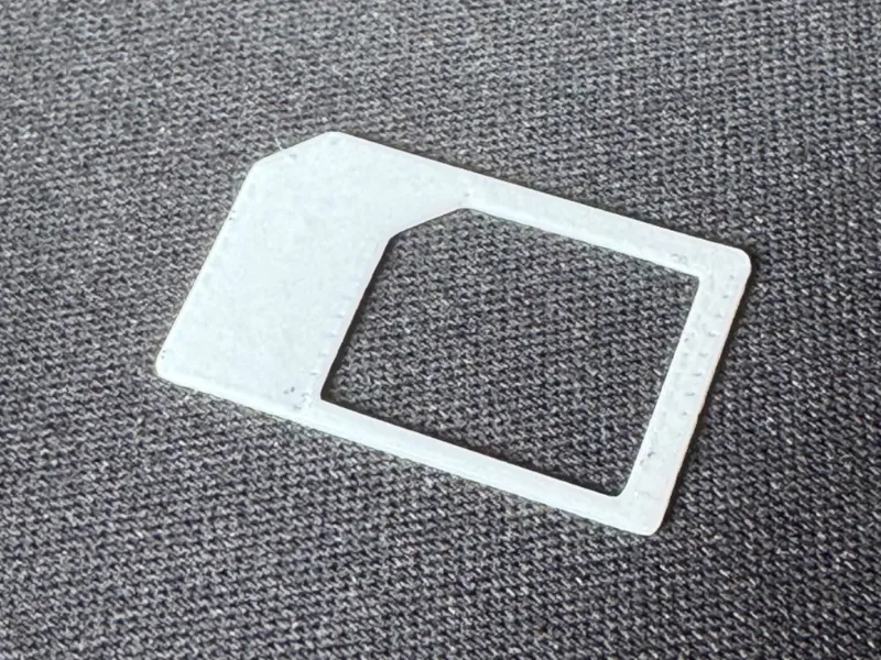 Micro SIM to Mini SIM adapter