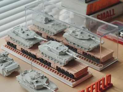Tank 72 scale model display base (tank not included)