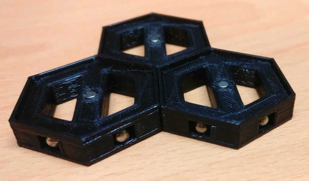 Maghex Riser MagHex Bases - 5mm magnetic ball overkill edition - Free 3D Print Model ...