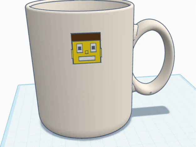 Tasse mit Gesicht