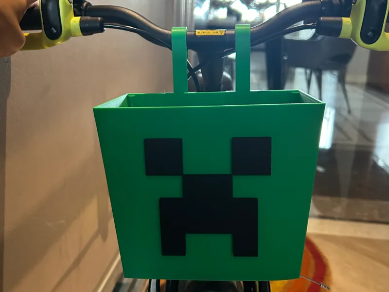 迪卡侬 童车车筐 我的世界苦力怕creeper 通用