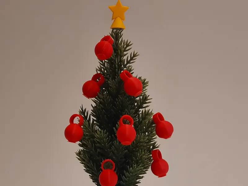 Ikea tree Christmas decorations!