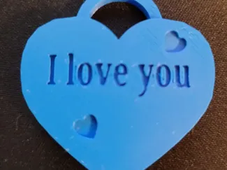 Keychain ,,I Love you"