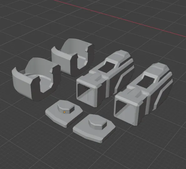 Dummy 13 redisgned arm armor parts