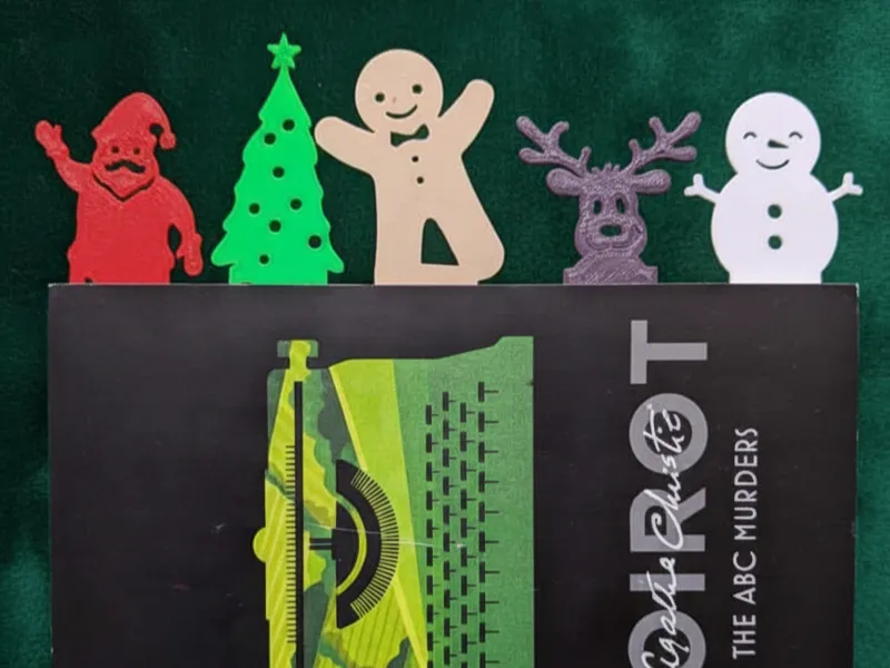 Christmas Bookmarks – Santa, Tree, Deer & More