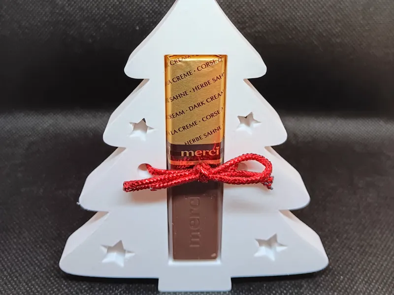 Christmas Tree Chocolate "Merci"