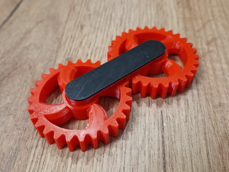 Gear Toy | Interlocking Dual Gears
