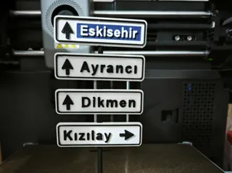 Ankara Kızılay Tabelası