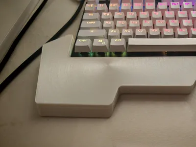 Boxed keyboard wrist rest