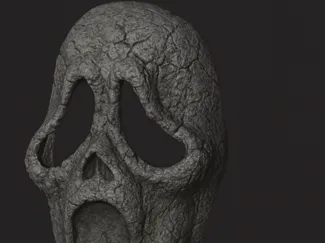 ghostface mask stone version 