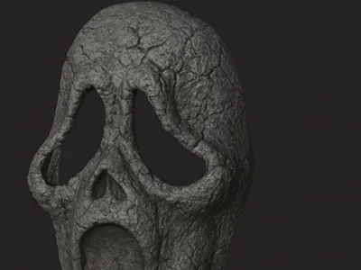 ghostface mask stone version 