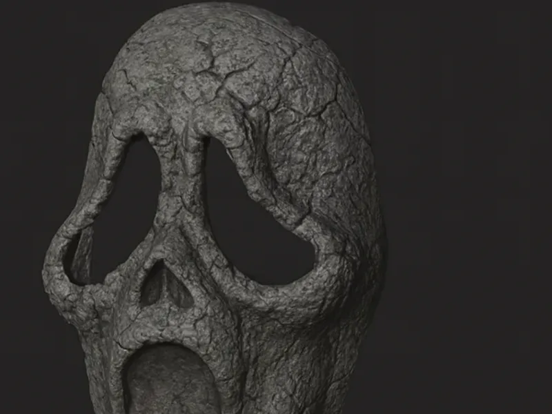 ghostface mask stone version 