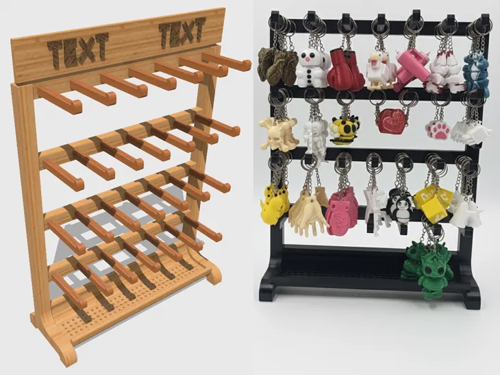 Keychain Hanger Jewelry Stand Organizers
