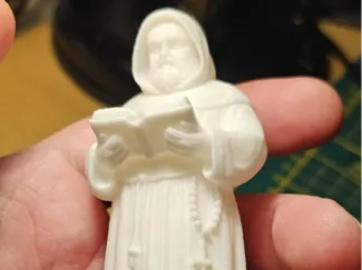 praying monk