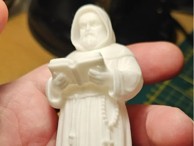 praying monk