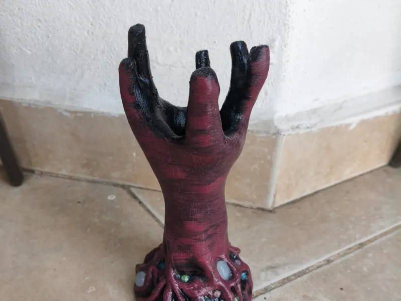 Florero de Tronco de Árbol _ Sin Soportes