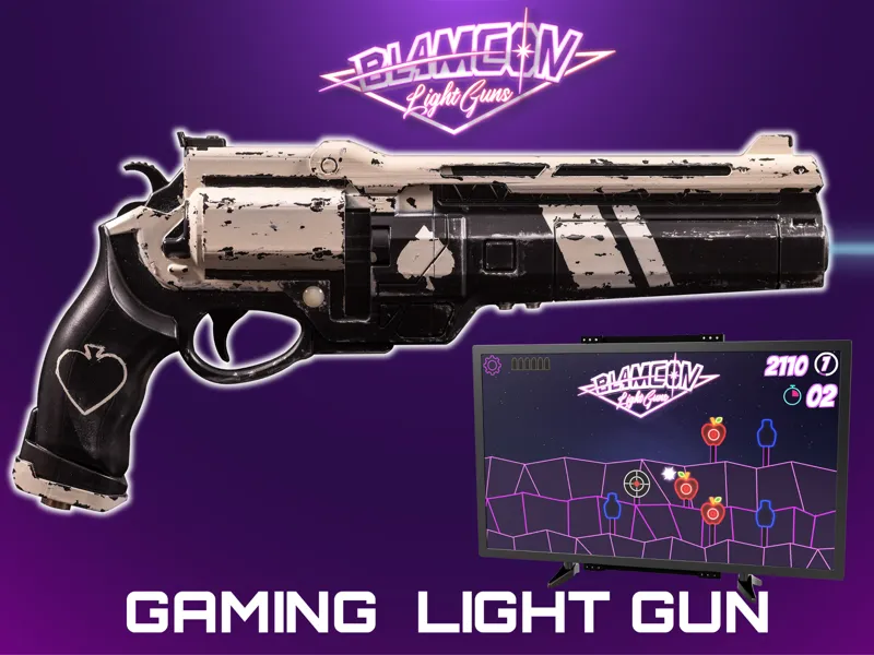 Blamcon Ace of Spades 3D Printable Light Gun