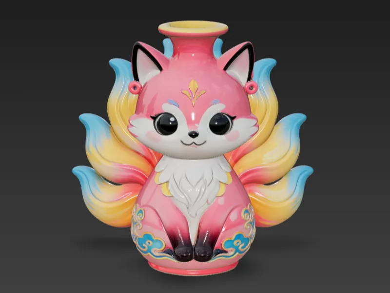 狐狸花瓶