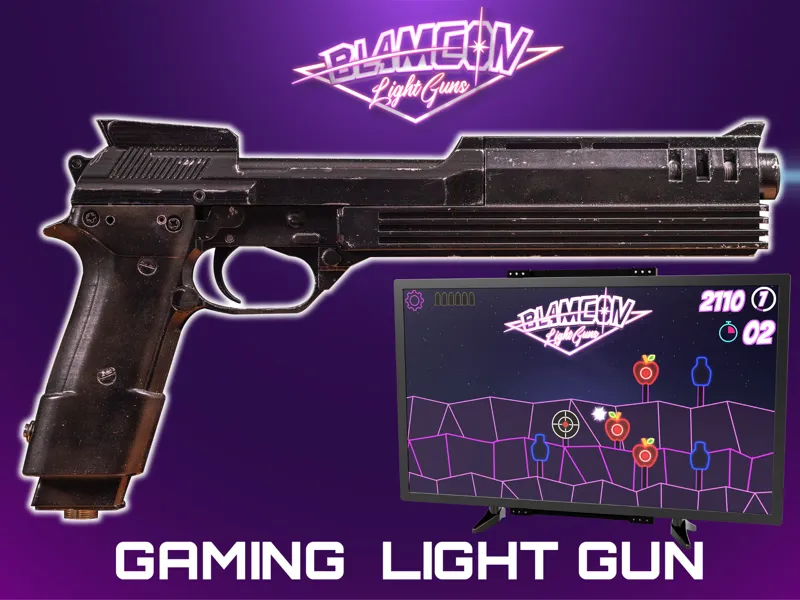 Robocop Auto 9 - 3D Print Light Gun PC, Mac, Linux