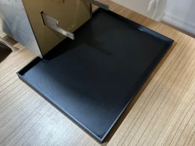 Coffee tray to collect dirt