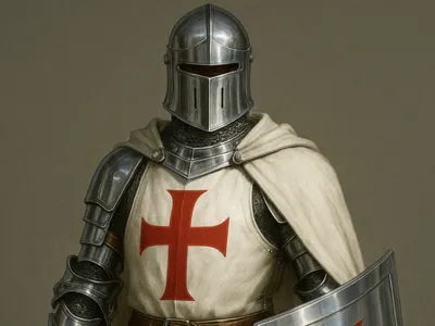 Crusader Knight – Historical 3D Figure 