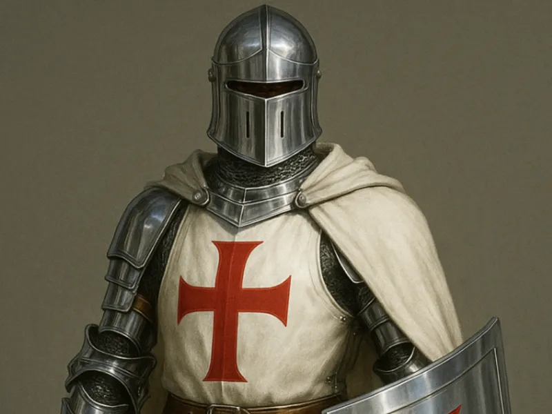 Chevalier Croisé – Figurine 3D Historique 