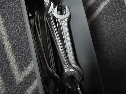 Wrench Box Organizer simple rectangle
