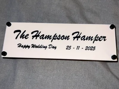 Wedding Plaque
