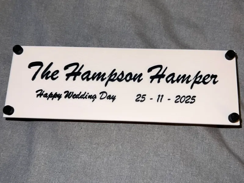 Wedding Plaque