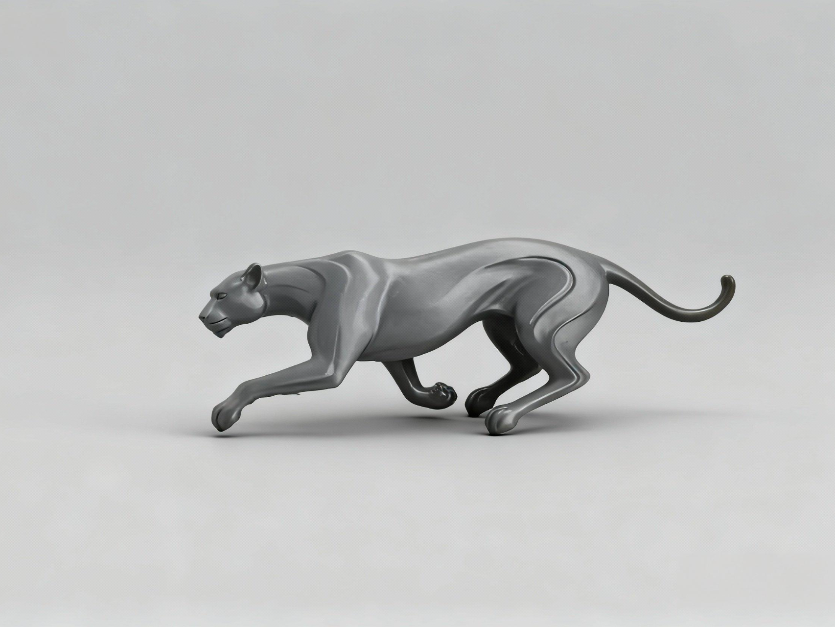 现代简约猎豹装饰摆件