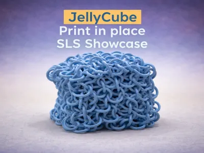 JellyCube – 5×5×5 Chain‑Mail SLS Showcase