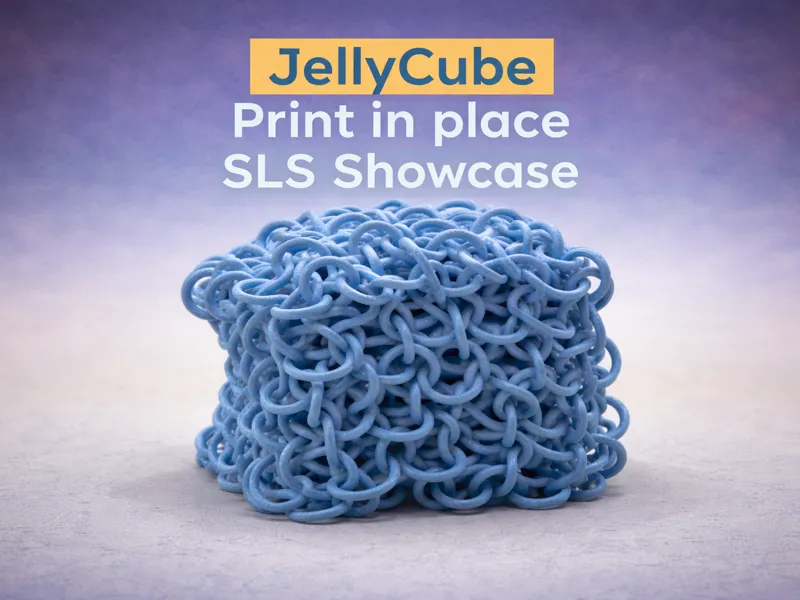 JellyCube – 5×5×5 Chain‑Mail SLS Showcase