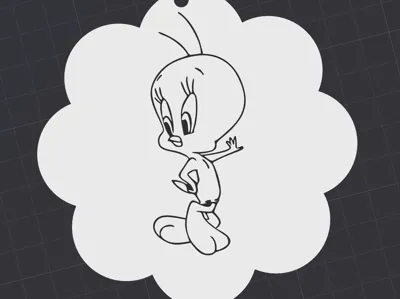 Tweety key chain
