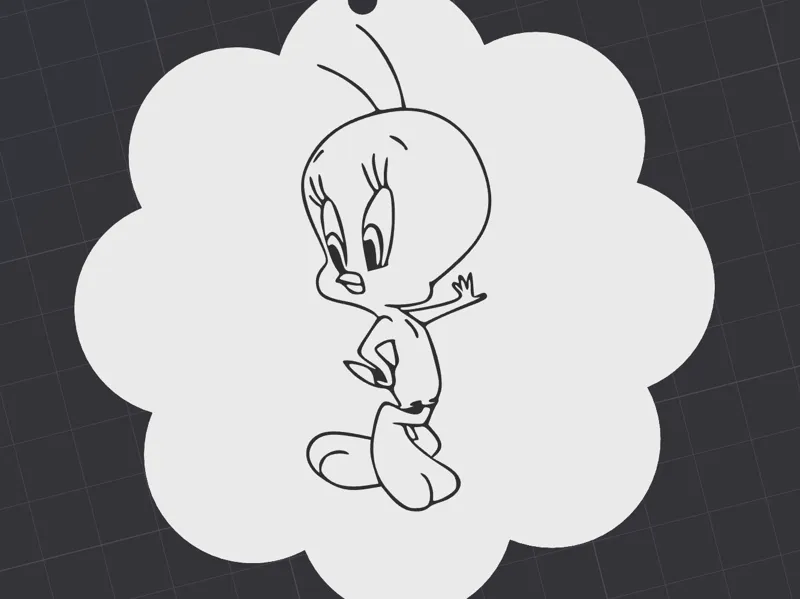 Tweety key chain
