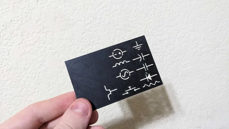 Electrical Symbol Stencil