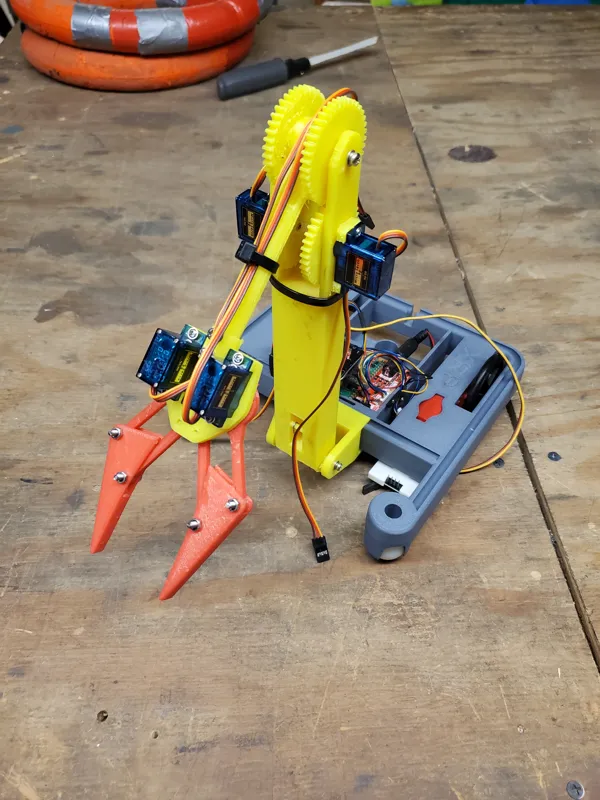 XRP Robot Servo Arm with Grippers